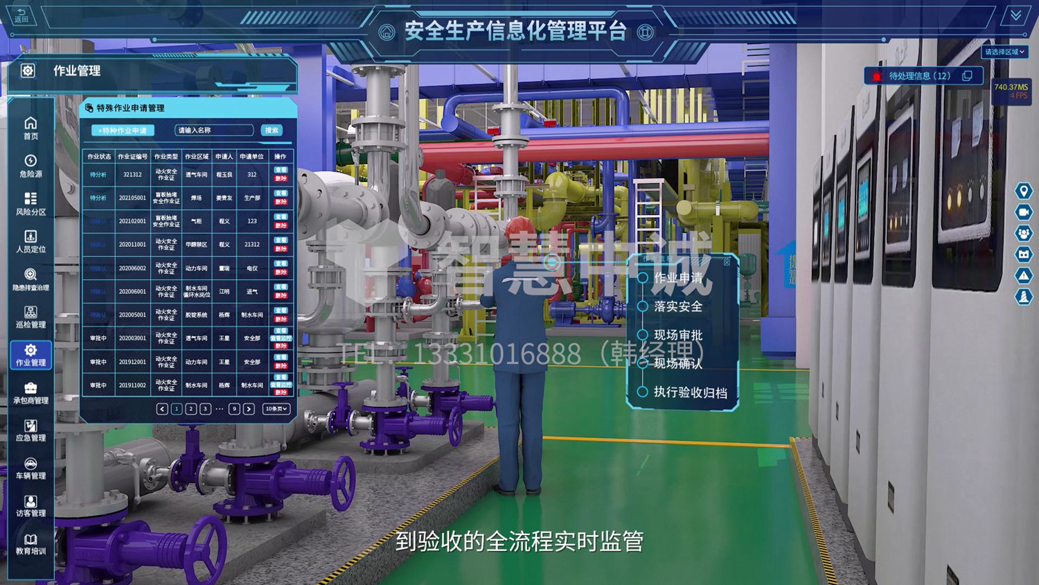 安全风险分区管理系统